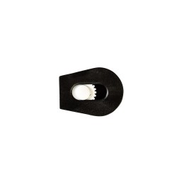 Зажим для шнура 4 мм KL цвет Чёрный + Белый (поштучно)  в Солнечногорске