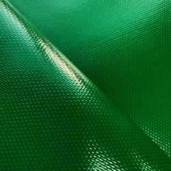 Ткань ПВХ 600 гр/м2 плотная, Зелёный (Ширина 150см), на отрез  в Солнечногорске