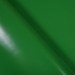 Ткань ПВХ 450 гр/м2, Зелёный (Ширина 160см), на отрез  в Солнечногорске
