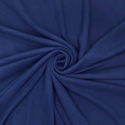 Флис Односторонний 130 гр/м2, цвет Темно-синий (на отрез)  в Солнечногорске