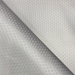 Ткань Оксфорд 300D PU Рип-Стоп СОТЫ, цвет Светло-Серый (на отрез)  в Солнечногорске