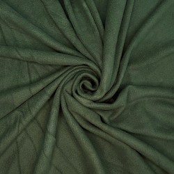 Ткань Флис Односторонний 130 гр/м2, цвет Темный хаки (на отрез)  в Солнечногорске
