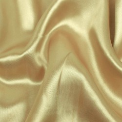 Ткань Атлас-сатин ЛЮКС, цвет Золотой (на отрез)  в Солнечногорске
