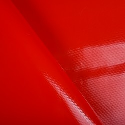 Ткань ПВХ 450 гр/м2, Красный (на отрез)  в Солнечногорске