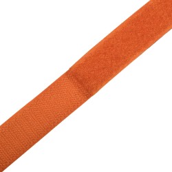 Контактная лента 25мм цвет Оранжевый (велькро-липучка, на отрез)  в Солнечногорске
