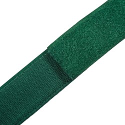 Контактная лента 40мм (38мм) цвет Зелёный (велькро-липучка, на отрез)  в Солнечногорске