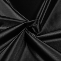 *Ткань Оксфорд 210D PU, цвет Черный (на отрез)  в Солнечногорске
