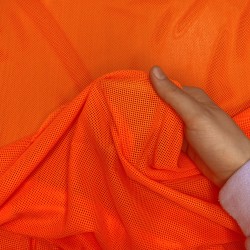 Трикотажная Сетка 75 г/м2, цвет Оранжевый (на отрез)  в Солнечногорске