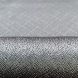 Ткань Блэкаут для штор светозатемняющая 100% &quot;Орнамент Серый&quot; (на отрез)  в Солнечногорске