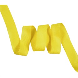 Окантовочная лента-бейка, цвет Жёлтый 22мм (на отрез)  в Солнечногорске